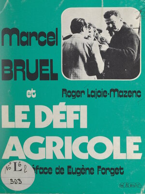 cover image of Marcel Bruel et le défi agricole